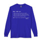 Beef Definition Long Sleeve T-Shirt image