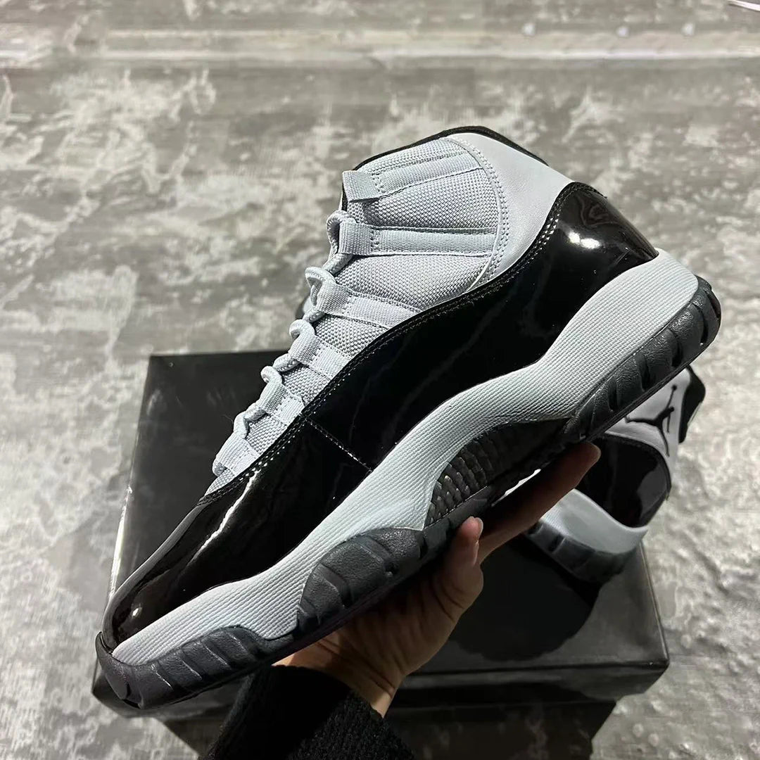 AJ 11 Black Cool Grey Shoes Sneakers – nk0004386 image 5