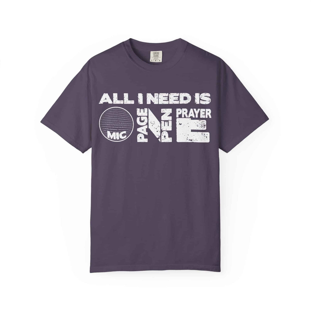 ALL_I_NEED_IS Unisex Garment-Dyed T-shirt image