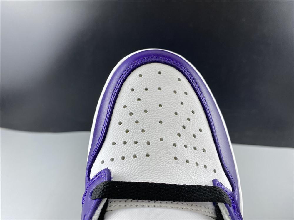 AJ 1 Retro High Court Purple White Shoes Sneakers - nk0000683 image 5
