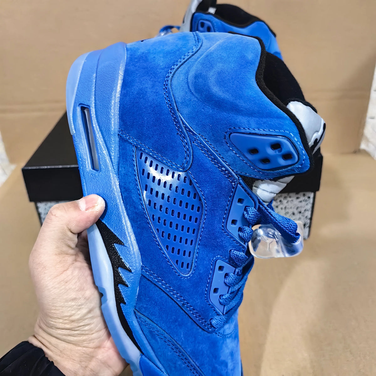 AJ 5 'Royal Blue' Shoes Sneakers - nk0004922 image 6