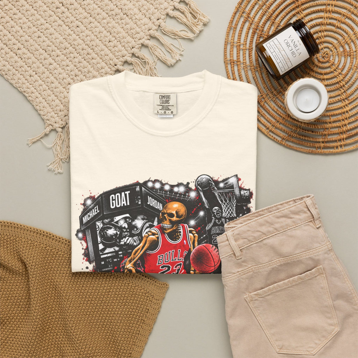 Chicago Legend 23 Unisex Garment-Dyed T-shirt image 17