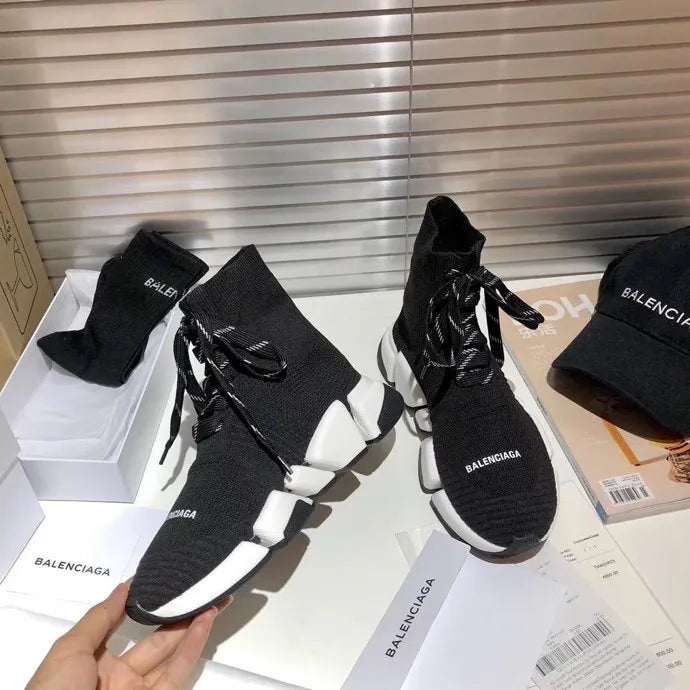 BLCG Speed 2.0 Lace-Up Black White Shoes Sneakers - bl0000007 image 3
