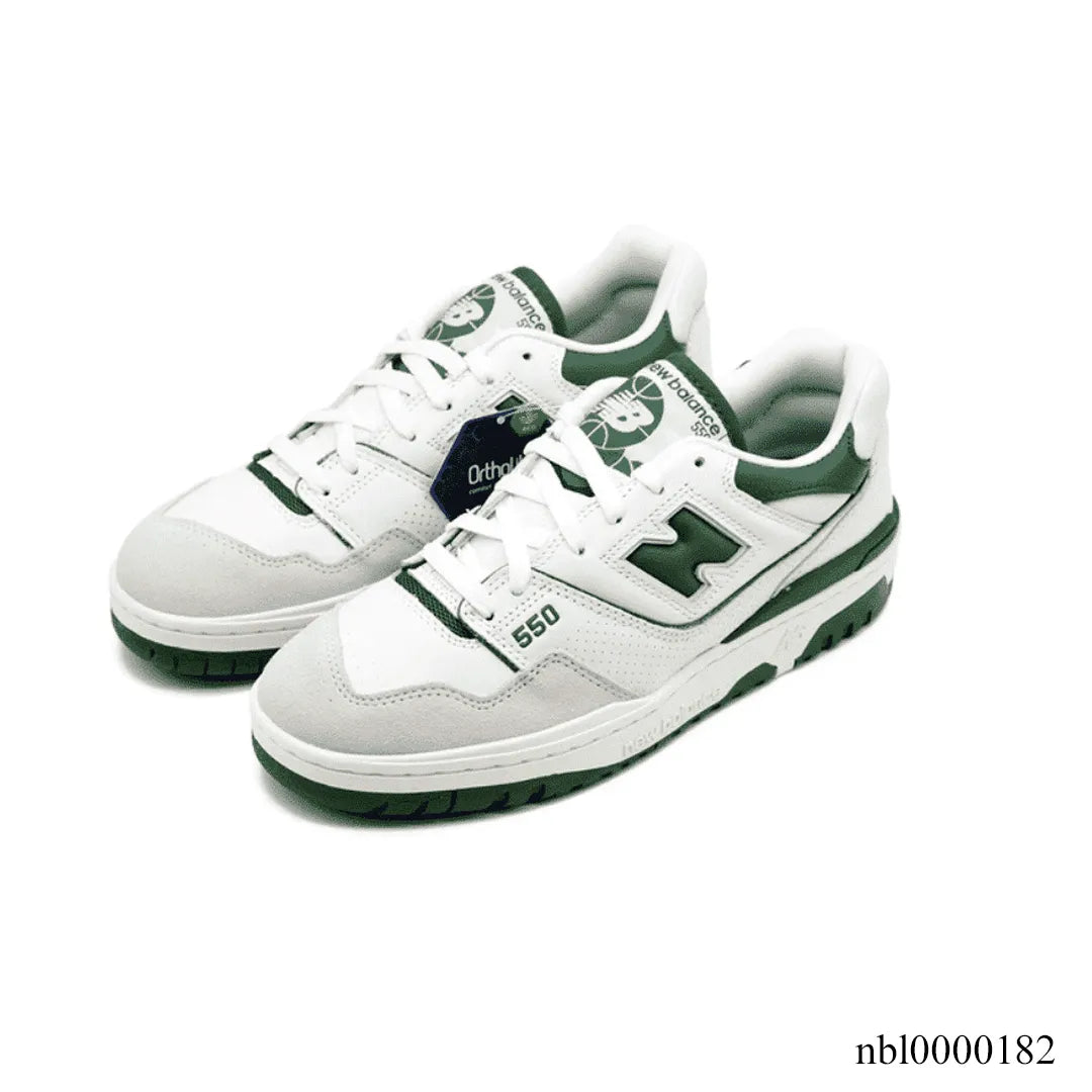NB 550 White Green Shoes Sneakers - nbl0000182 image 2