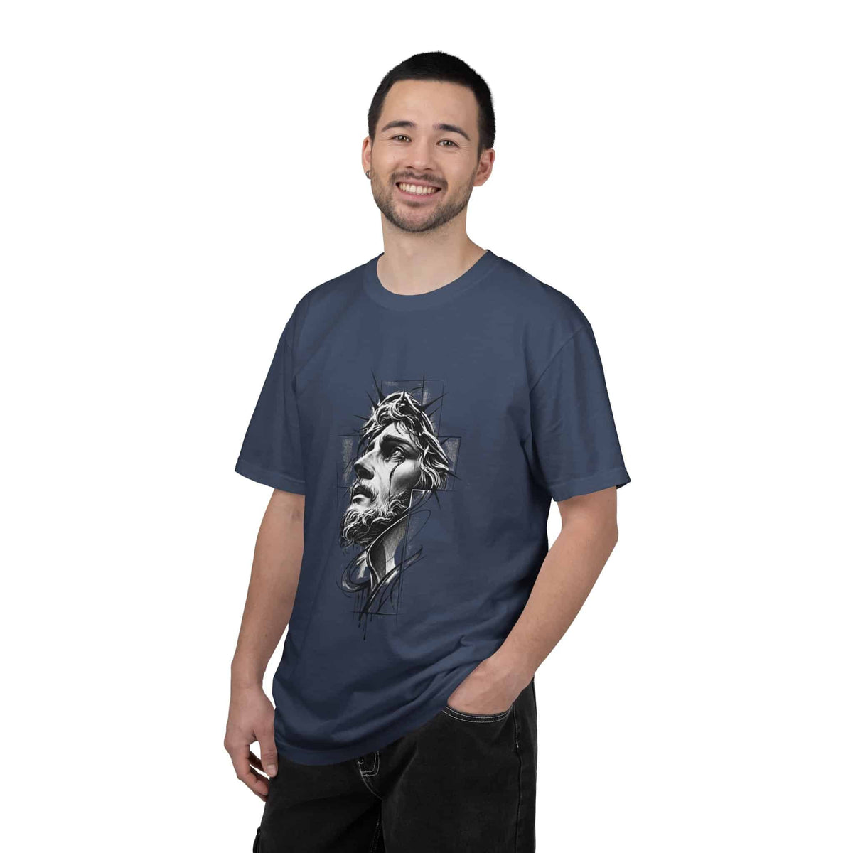 Crown of Faith 1 Unisex Garment-Dyed T-shirt image 72