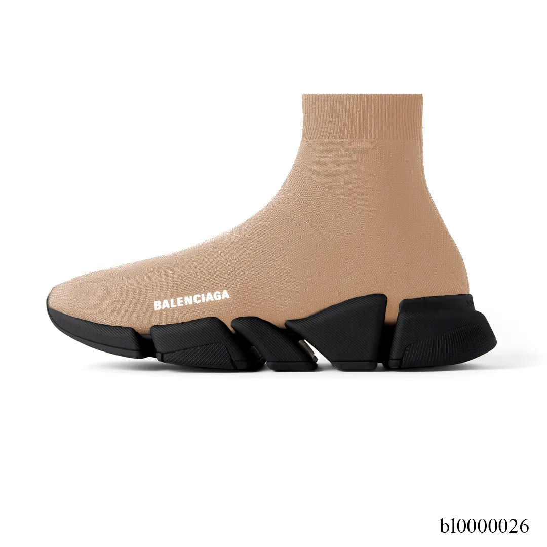 BLCG Speed 2.0 Recycled Knit Beige Black Shoes Sneakers - bl0000026 image 1