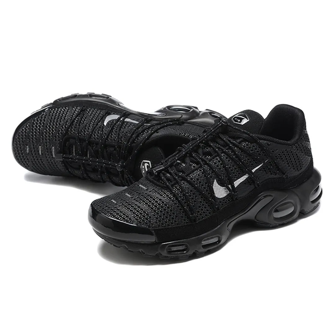 AM Plus Utility Black Metallic Silver Shoes Sneakers - nk0004589 image 9