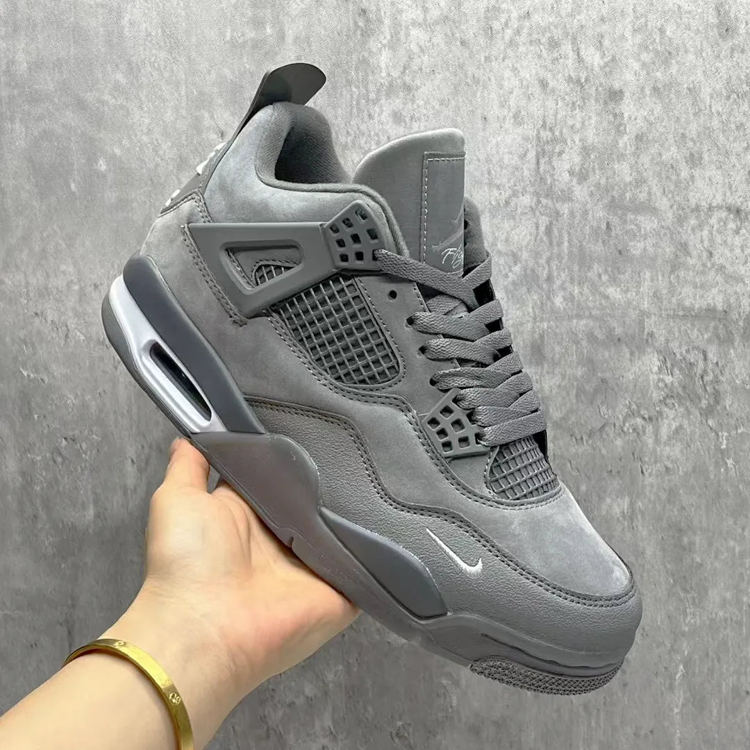 Nigel Sylvester x AJ 4 Wolf Grey Shoes Sneakers - nk0004480 image 5