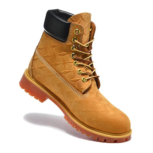 SUP x TBL 6 Inch Premium Waterproof Boot 'Embossed Diamond Plate - Wheat' Shoes Sneakers - nk0005480 image 6