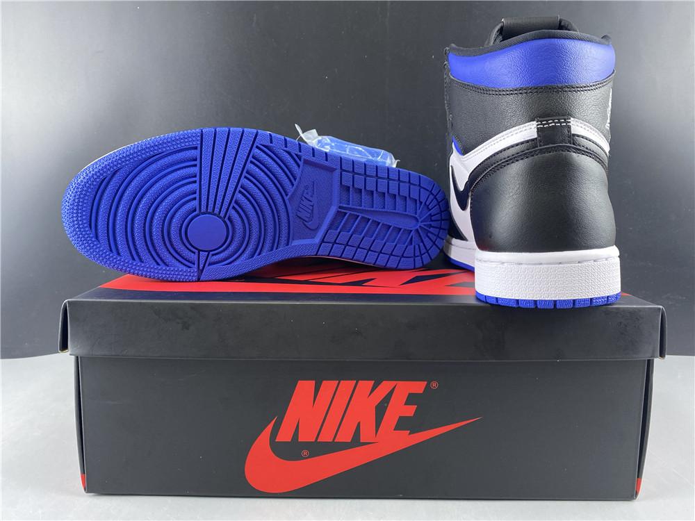 AJ 1 Retro High Black Game Royal Shoes Sneakers - nk0000685 image 8