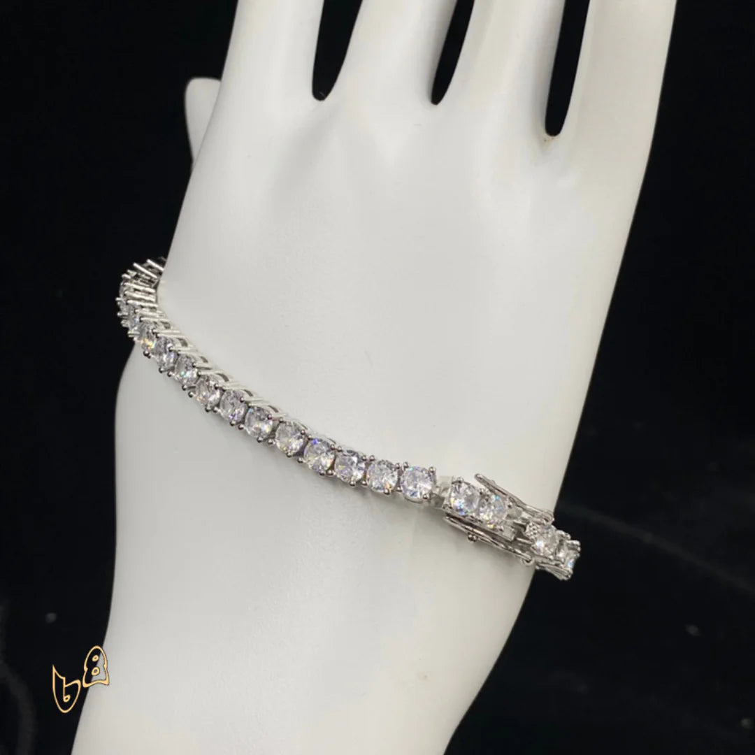 CH Tennis Bracelet - CH0054 - Silver image