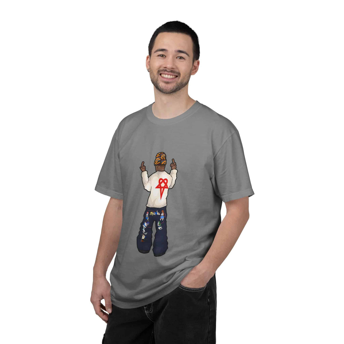 Rebel Attitude Unisex Garment-Dyed T-shirt image 67