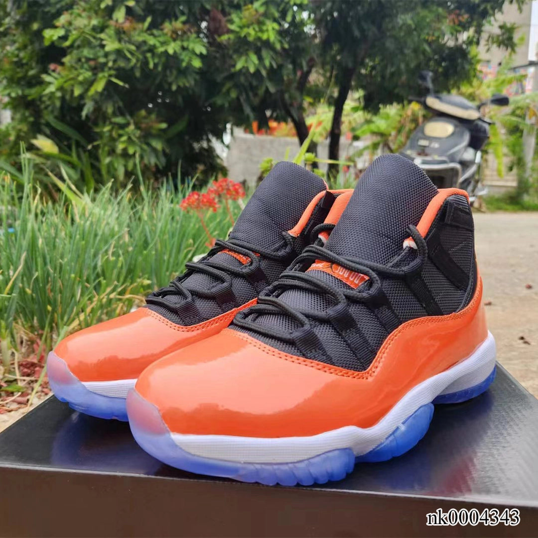 AJ 11 Black Orange Shoes Sneakers - nk0004343 image 3