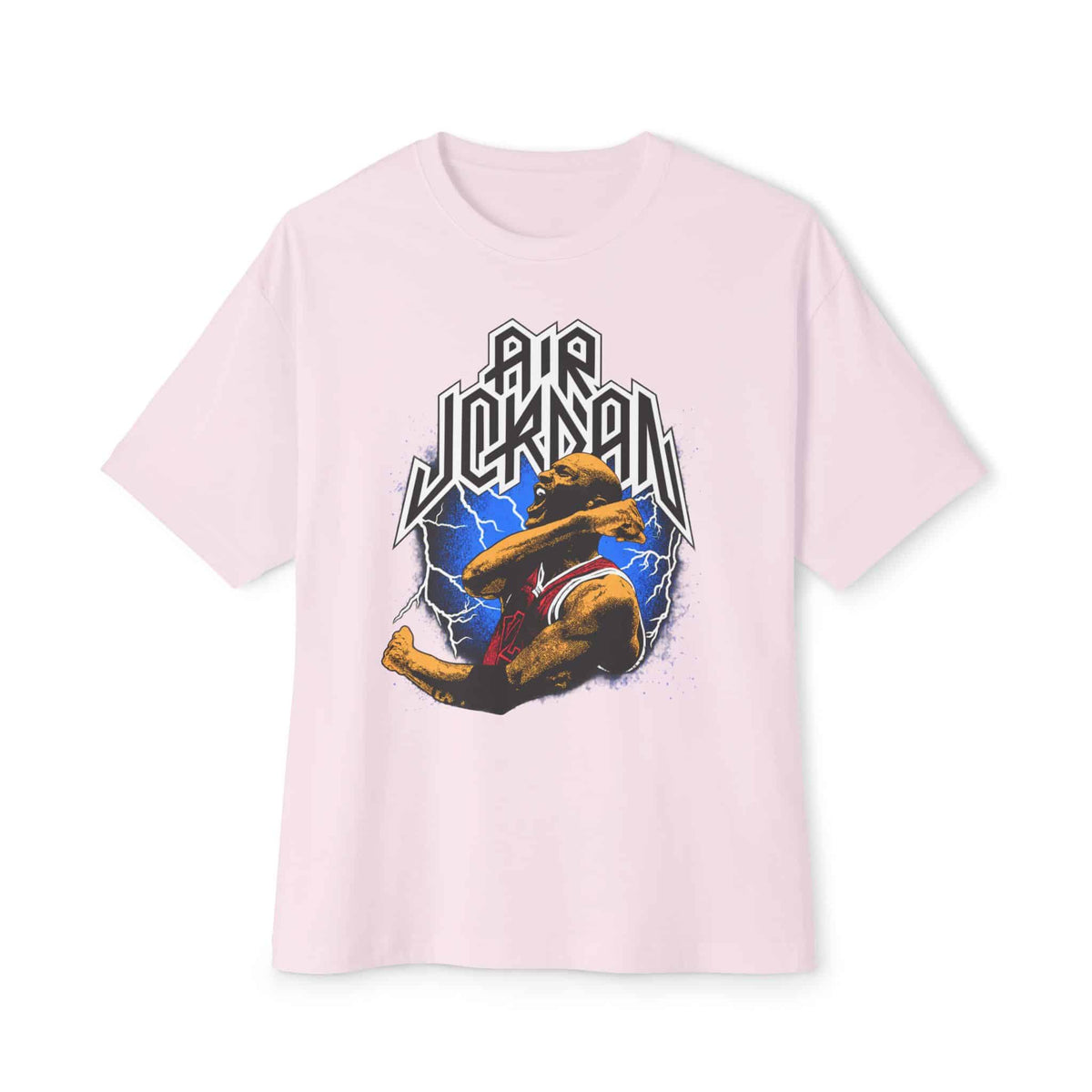 Airborne Legend Unisex Oversized Boxy Tee - Soft Pink, 3XL image