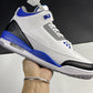 AJ 3 Fragment White Blue Shoes Sneakers - nk0000859 image 18