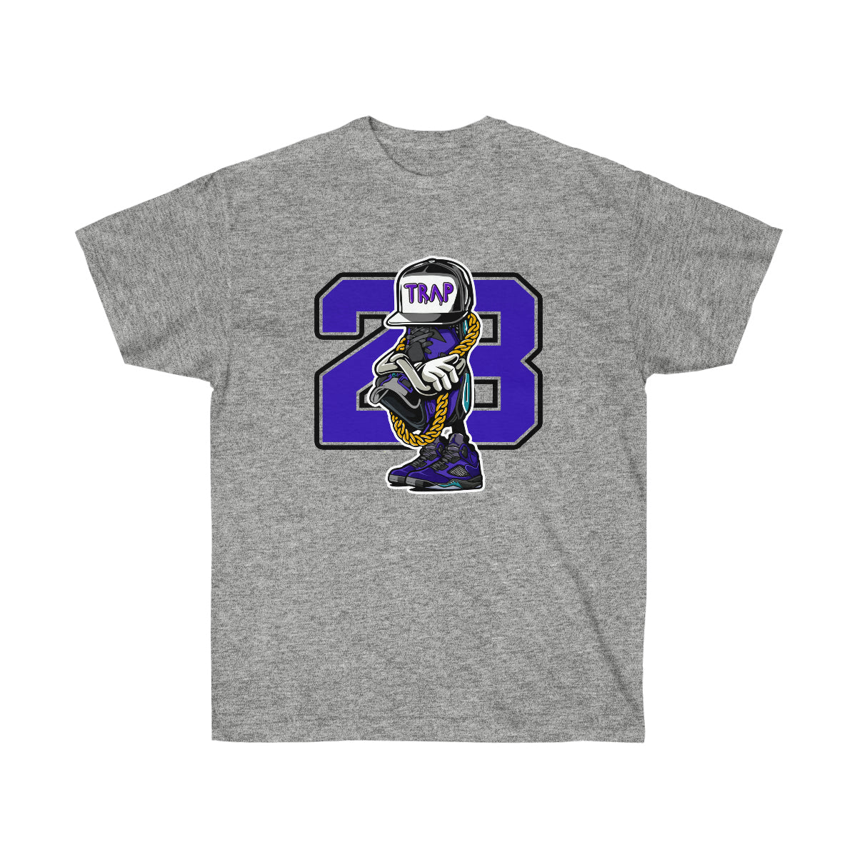 Trap Life JD 23 Men T-Shirt - Sport Grey, L image