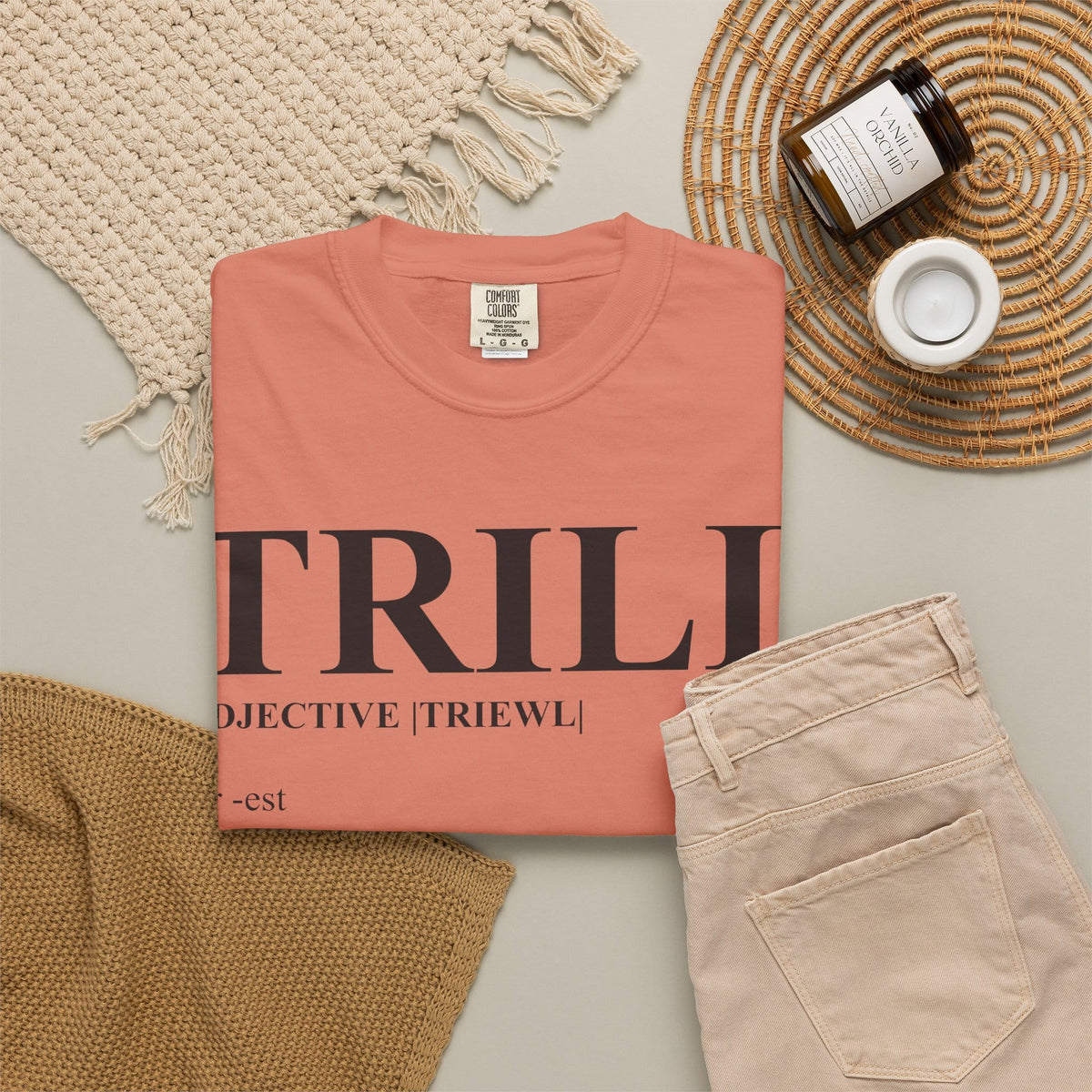 Trill Definition Unisex Garment-Dyed T-shirt image 11