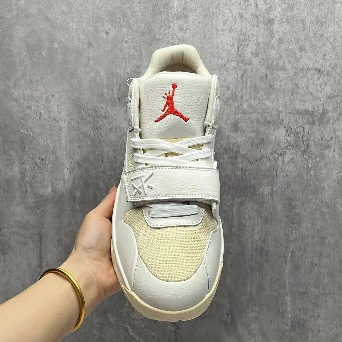 Travis Scott x AJ Jumpman Jack TR "White/Cream" Shoes Sneakers – nk0005326 image 8