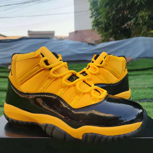 AJ 11 Gamma Black & Yellow Shoes Sneakers – nk0004795 image 2