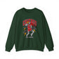 Graphic Print Crewneck Sweatshirt - POD0038 image