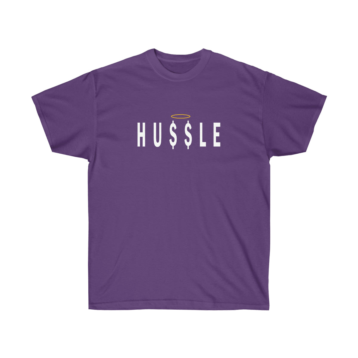 Hussle Halo Men T-shirt - Purple, XL image