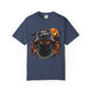 Spooky Streetwear Masked Unisex Garment-Dyed T-shirt image