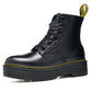 Dr. Martens Molly Leather Platform Boots Shoes Sneakers - nk0005487 image 3