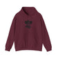 Outlaw Skull Hooded Sweatshirt - XL, Maroon image