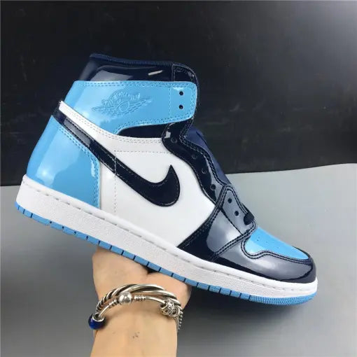 AJ 1 Retro High UNC Patent Shoes Sneakers - nk0000111 image 13