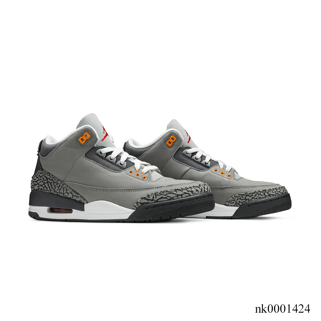AJ 3 Cool Grey Shoes Sneakers - nk0001424 image 2