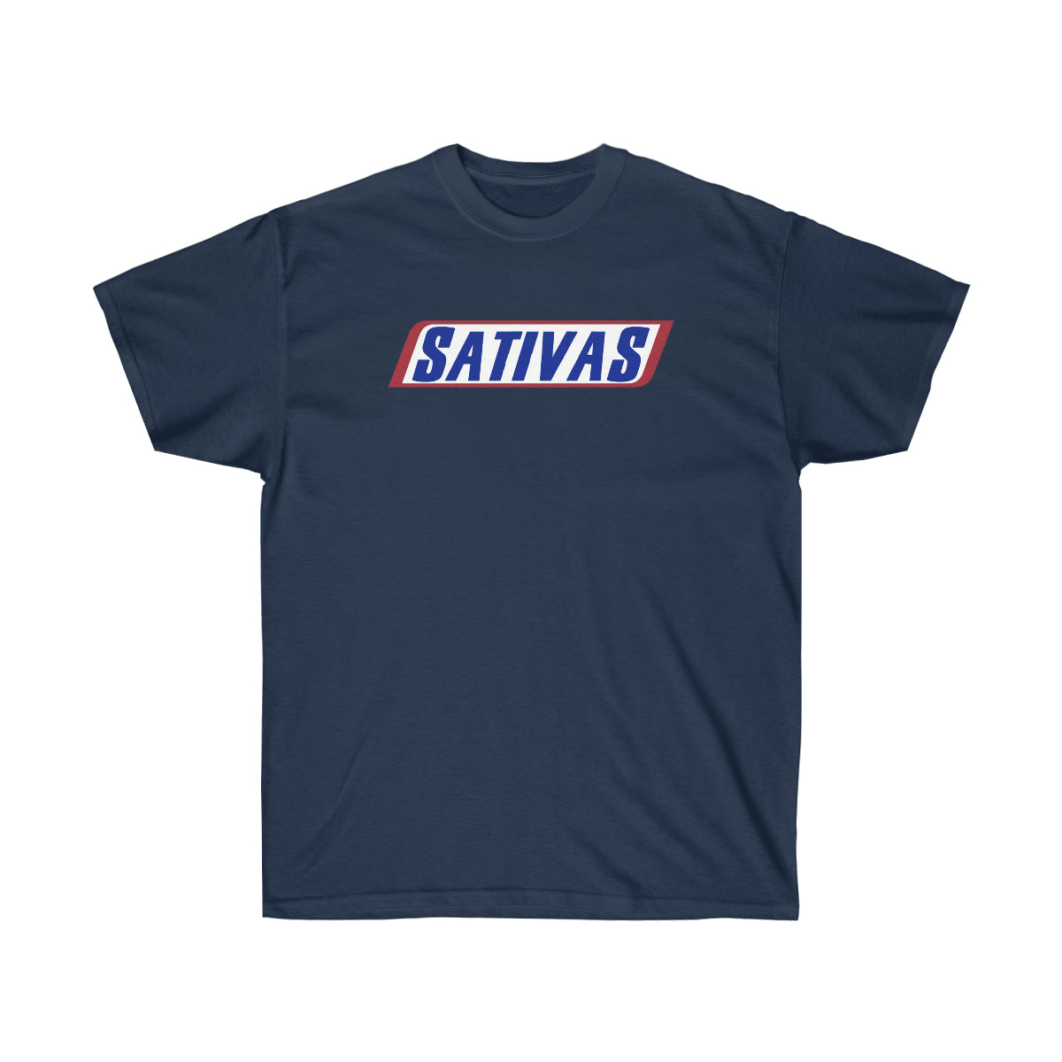 Sativas Color Men T-Shirt - Navy, XL image