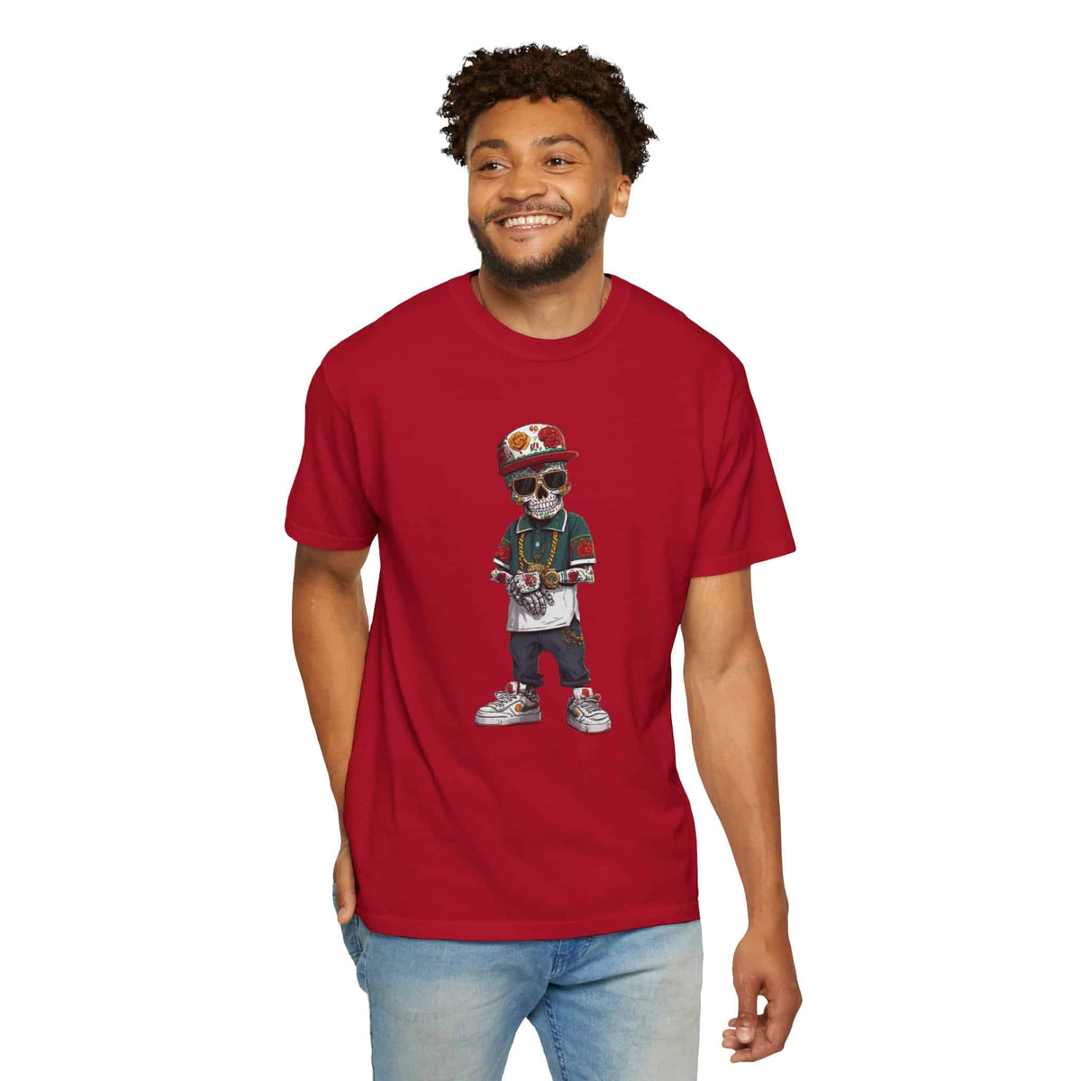 Skull Luxury Unisex Garment-Dyed T-shirt image 53