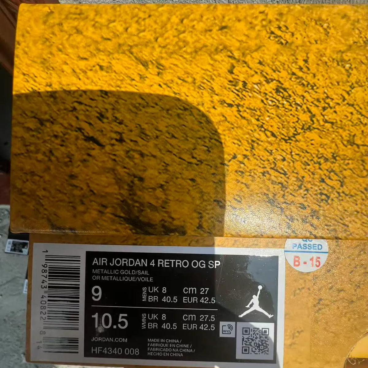 Nigel Sylvester x AJ 4 ‘Yellow Bricks’ Shoes Sneakers - nk0005424 image 11