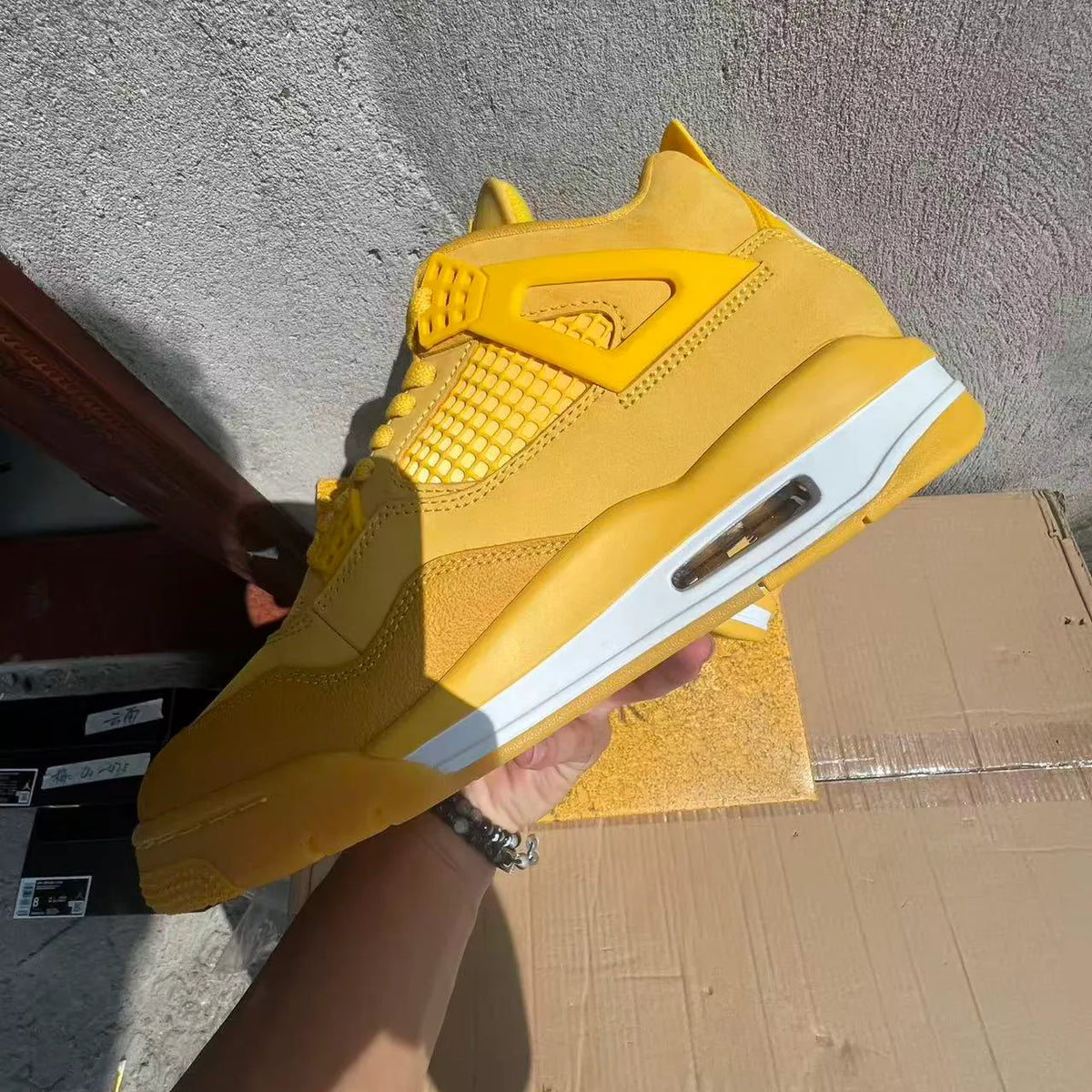 Nigel Sylvester x AJ 4 ‘Yellow Bricks’ Shoes Sneakers - nk0005424 image 7