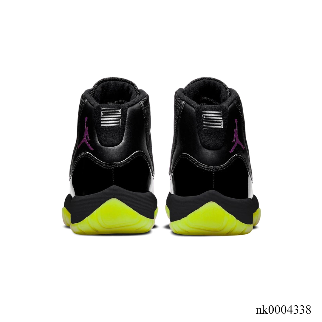 AJ 11 Black/Barely Volt Shoes Sneakers - nk0004338 image 3