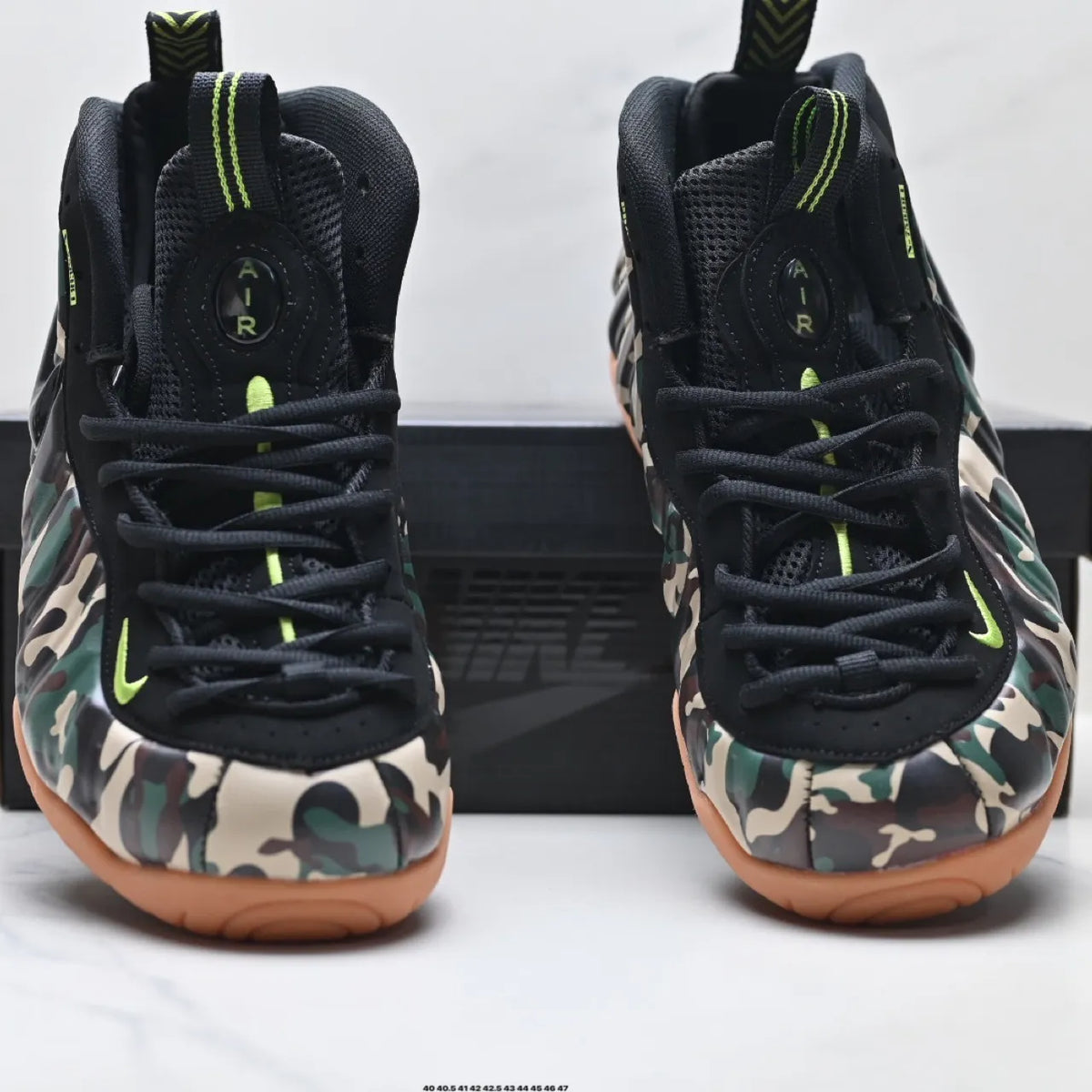 Air Foamposite Pro Green Camo Shoes Sneakers - nk0004975 image 9