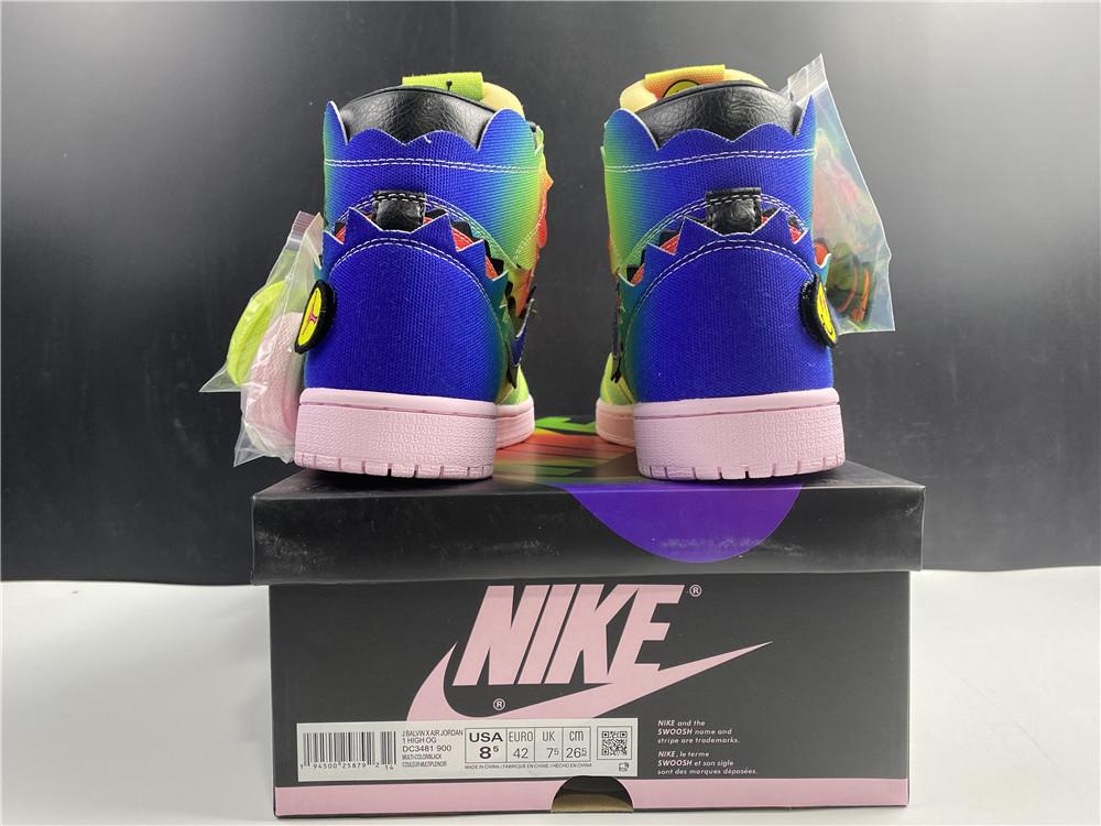 Balvin x AJ 1 High OG Multi Shoes Sneakers - nk0001341-1 image 14