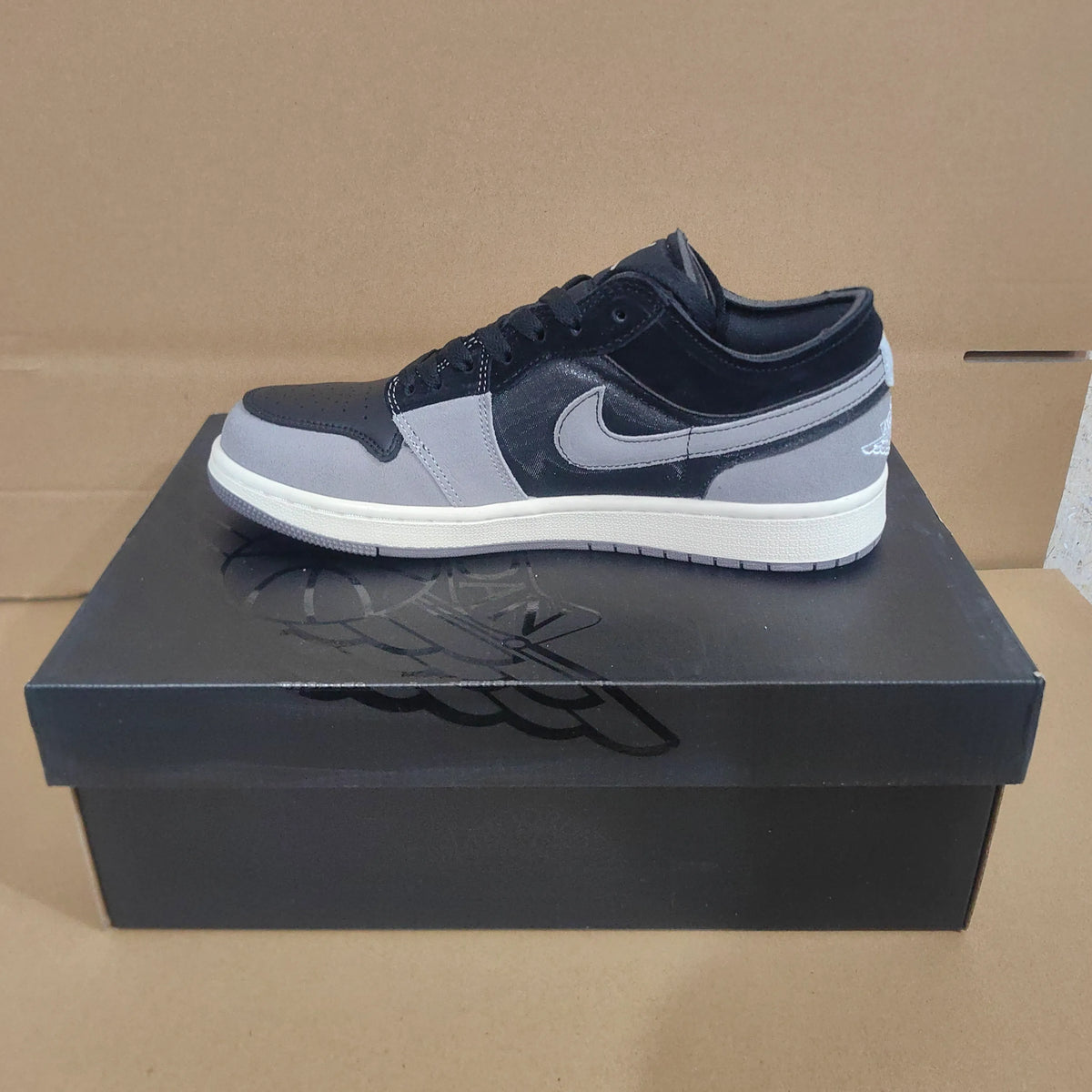 AJ 1 Low Craft Inside Out Black Shoes Sneakers - nk0003696 image 4