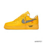 AF 1 Low OW ICA University Gold Shoes Sneakers - nk0005026 image 1