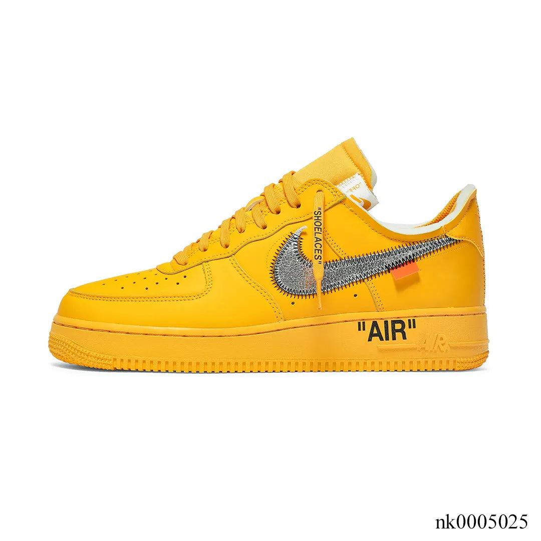 AF 1 Low OW ICA University Gold Shoes Sneakers - nk0005026 image 1