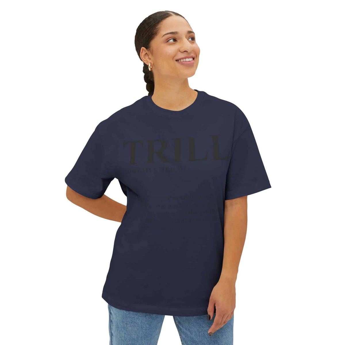 Trill Definition Unisex Oversized Boxy Tee image 31