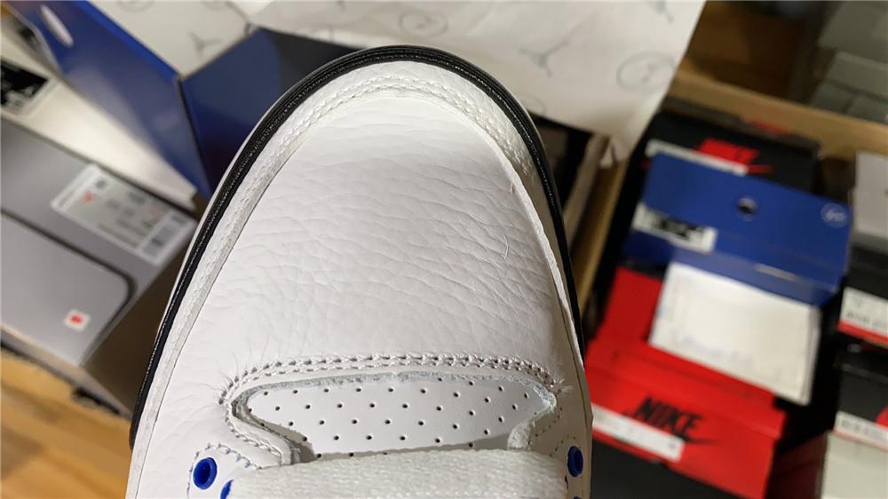 AJ 3 Fragment White Blue Shoes Sneakers - nk0000859 image 20