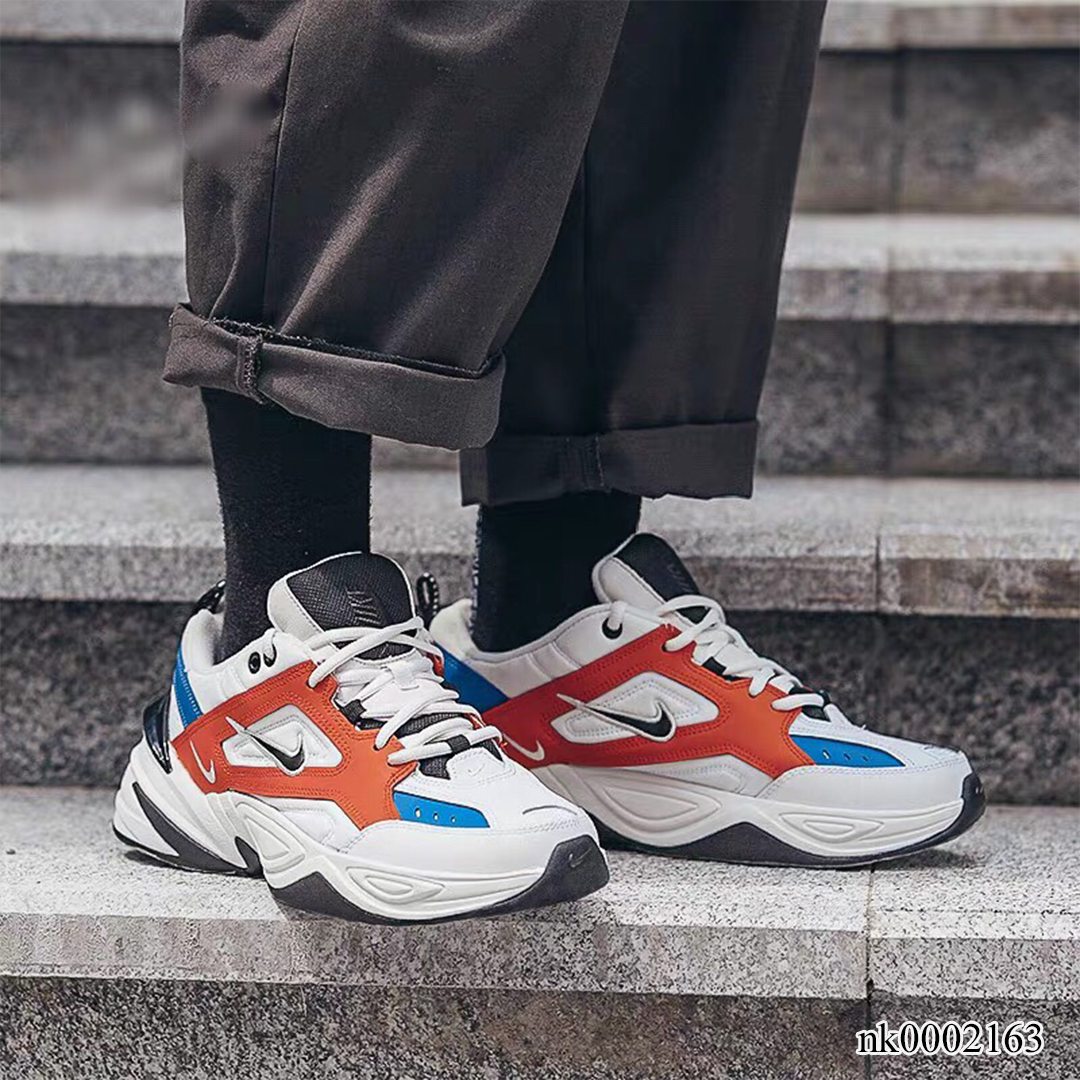 M2K Tekno White Black Orange Shoes Sneakers - nk0002163 image 6