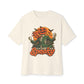 Spooky Season Unisex Oversized Boxy Tee - Natural, XL image