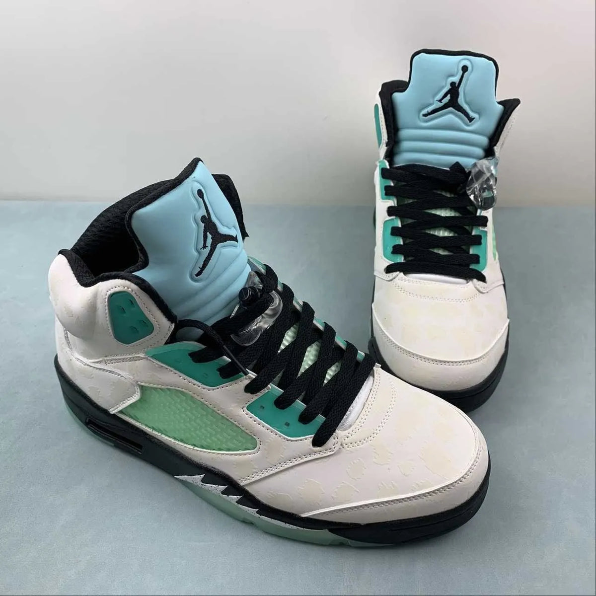 AJ 5 Retro Island Green Shoes Sneakers - nk0000087 image 6