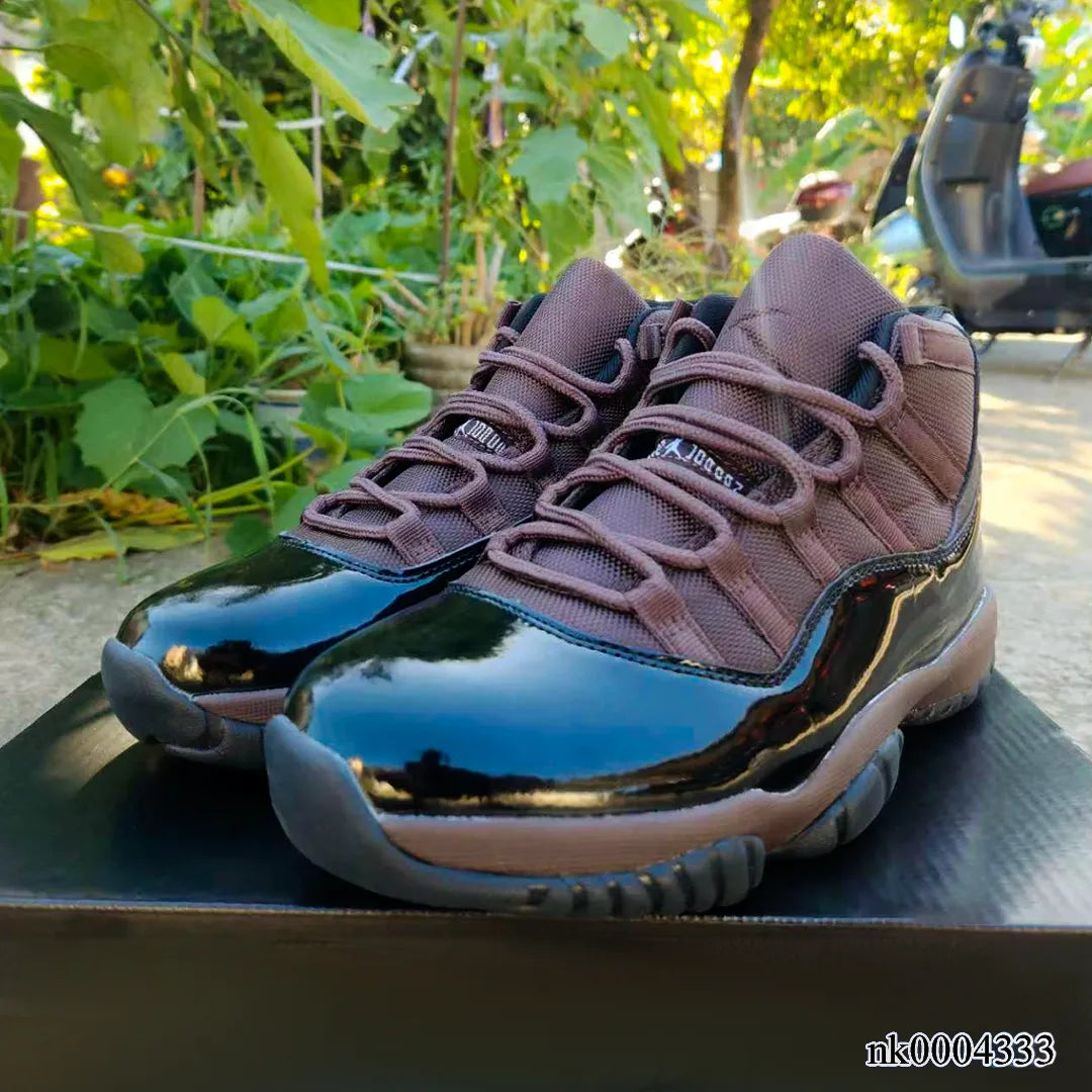AJ 11 Black Brown Shoes Sneakers - nk0004333 image 3