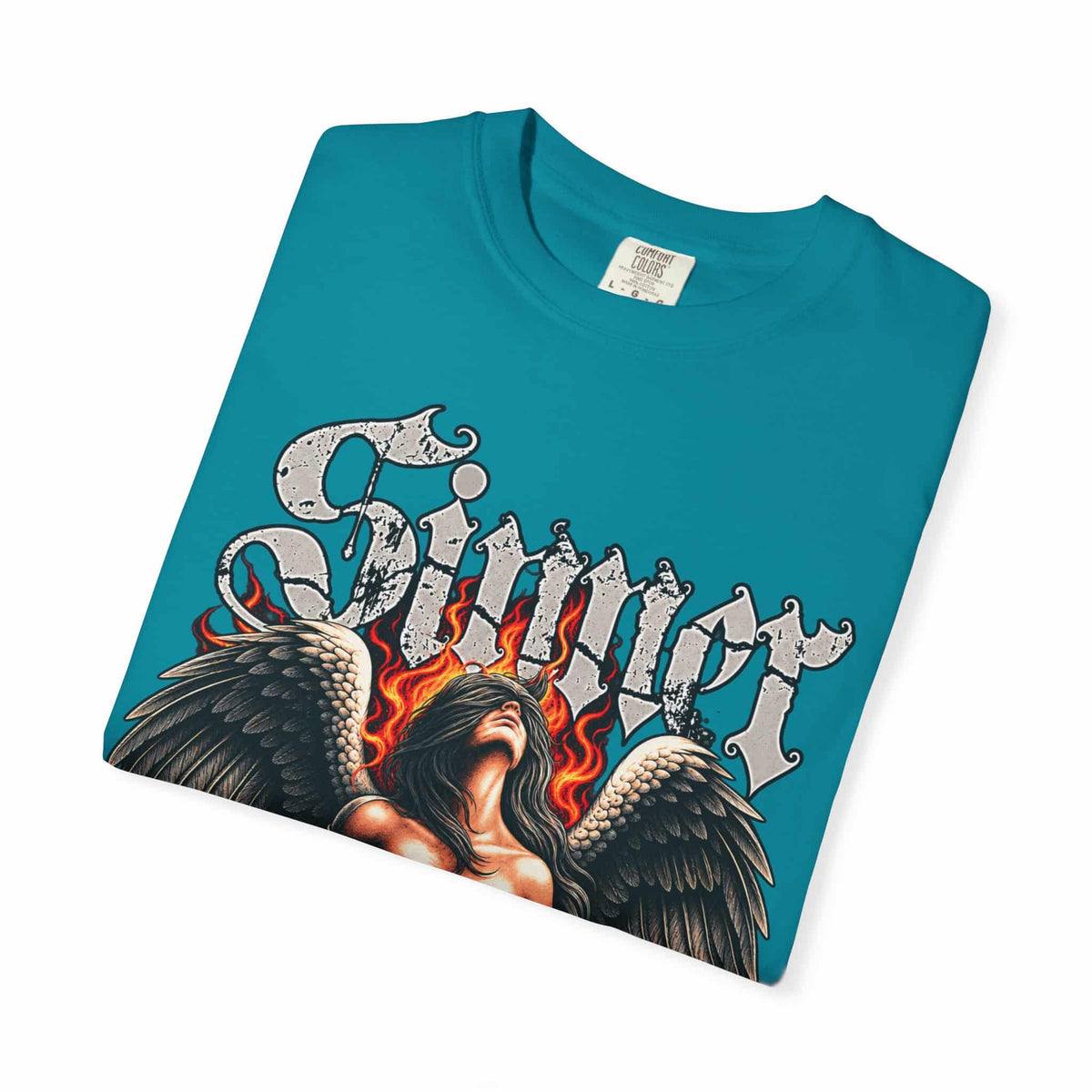 Sinner’s Flame Unisex Garment-Dyed T-shirt image 98