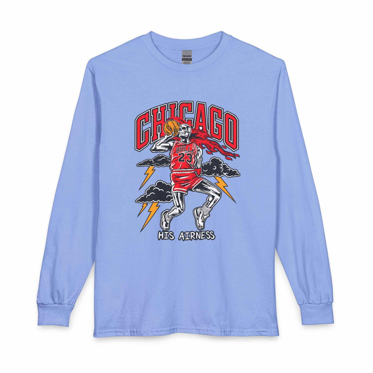 Graphic Print Long Sleeve T-Shirt - POD0038 image
