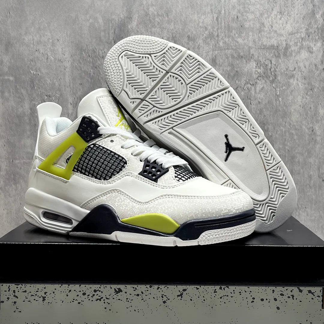 AJ 4 Light Lemon Twist Shoes Sneakers - nk0004468 image 10