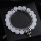 CH Cross Flower Ball Bracelet - CH0076 - White image